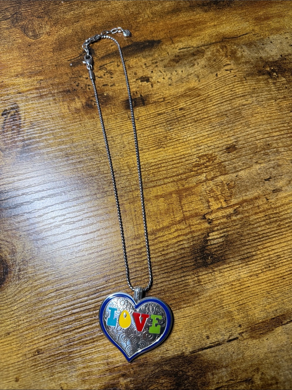 Brighton 'LOVE' Heart Pendant Necklace - Women Jewelry